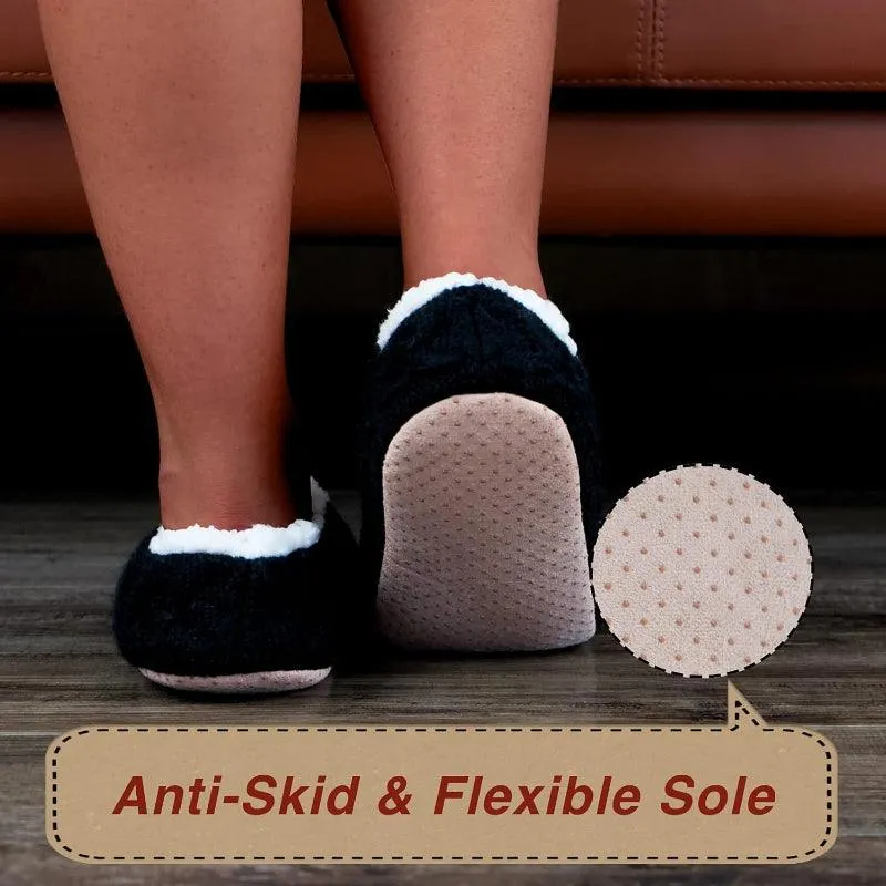 2 Pack Cable Knit Anti Skid – Warmth and Secure Fit