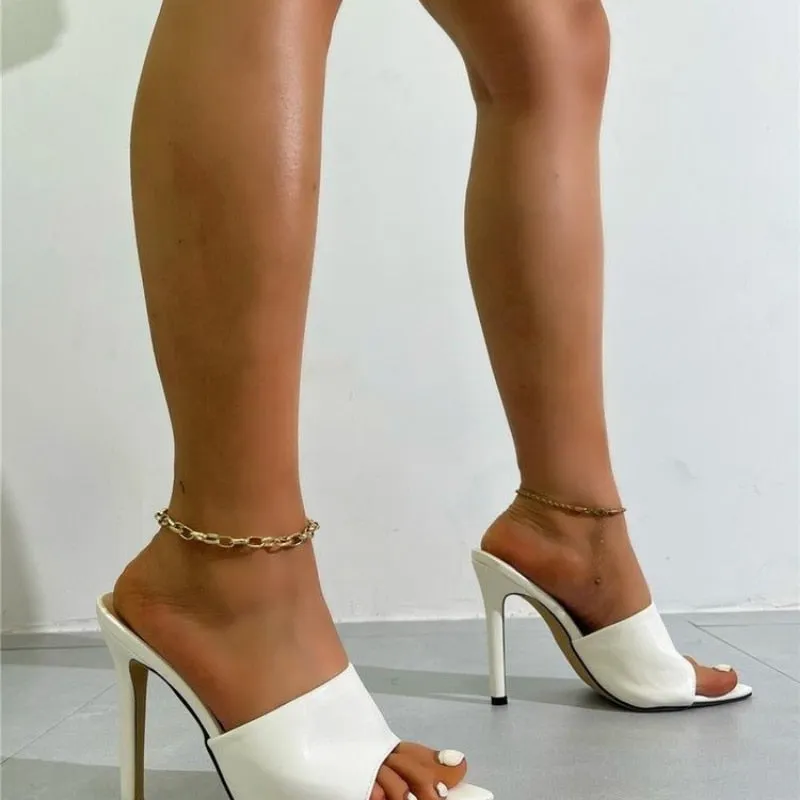 2023 Women Sexy Summer  Design Heels Pumps Quality Slippers Gladiator Beach Womens Sandal Indoor Shoes