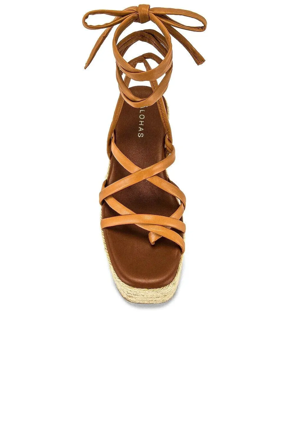 ALOHAS Paw Paw Sandal in Camel (One Torn Strap Fixed)