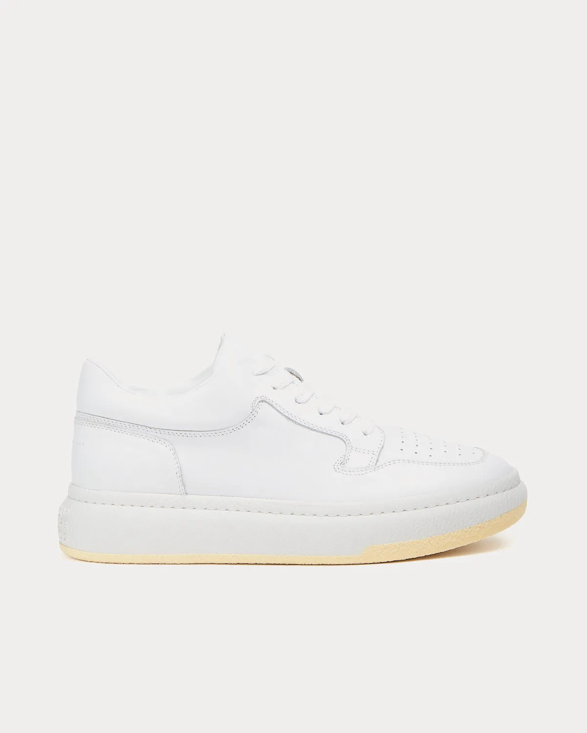 Basketball White Low Top Sneakers