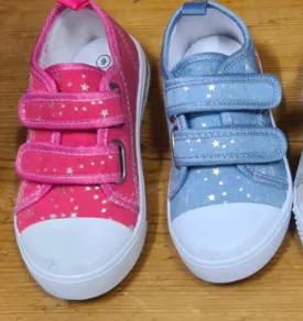 Canvas sparkly stars shoes