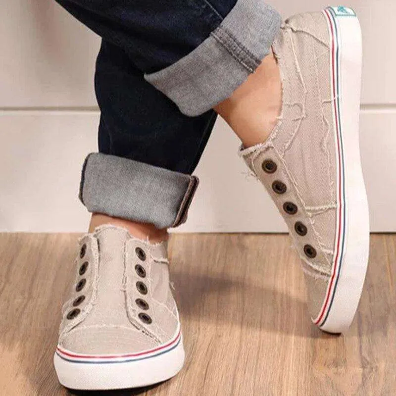 Casual Flat-soled Canvas For Summer
