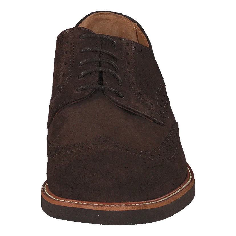 Derby Wilson Dk Brown Suede