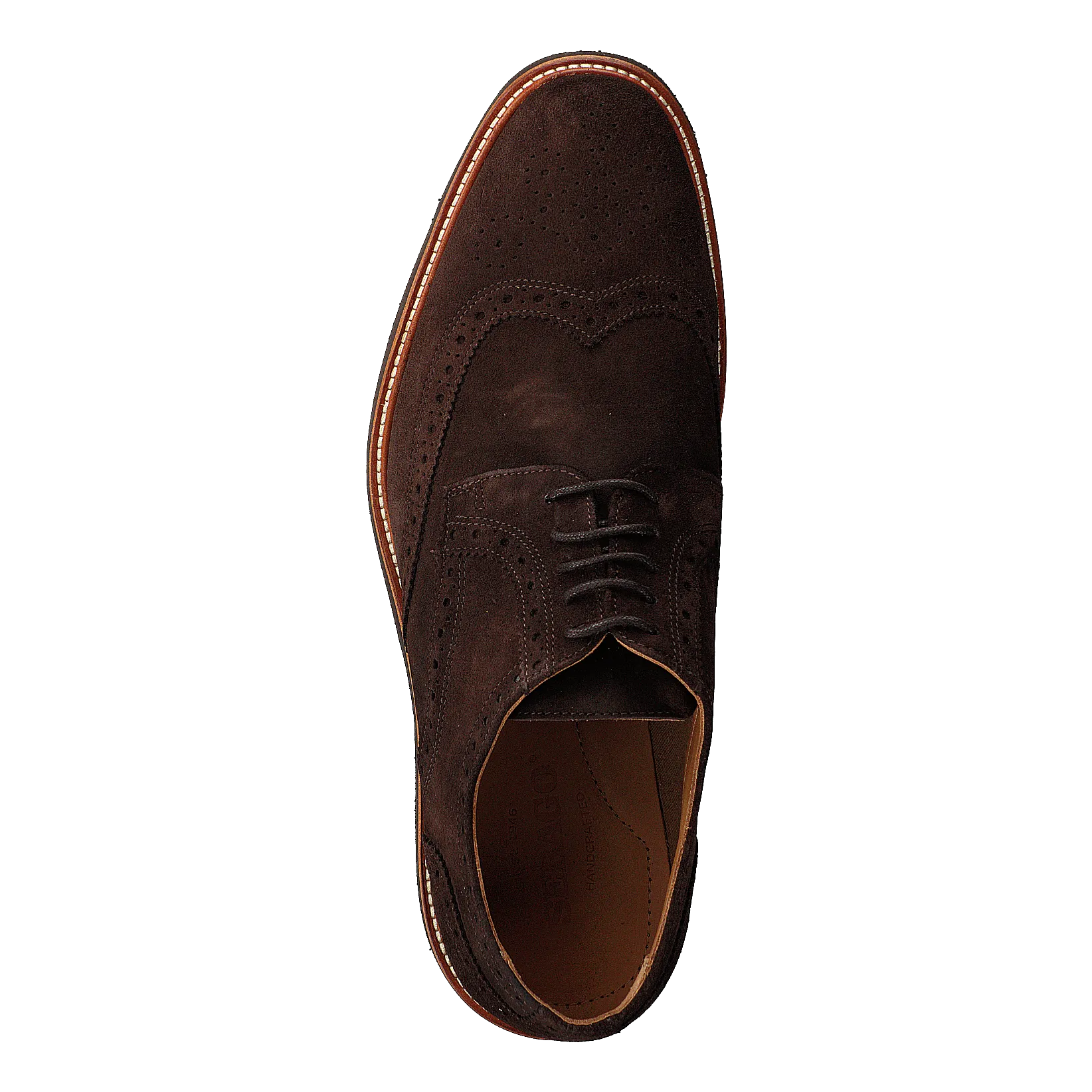 Derby Wilson Dk Brown Suede
