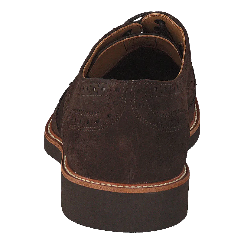 Derby Wilson Dk Brown Suede