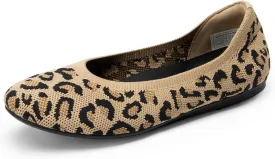 DREAM PAIRS Wide Ballet Flats Shoes for Women, Width Foldable Knit Women's Flats with Arch Support, Comfortable Shoes for Women Dressy Casual Work Office