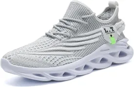 FUJEAK Mens Running Walking Tennis Shoes Mens Casual Fashion Gym Hiking Shoes for Men Sneakers Work Breathable Comfortable Lightweight
