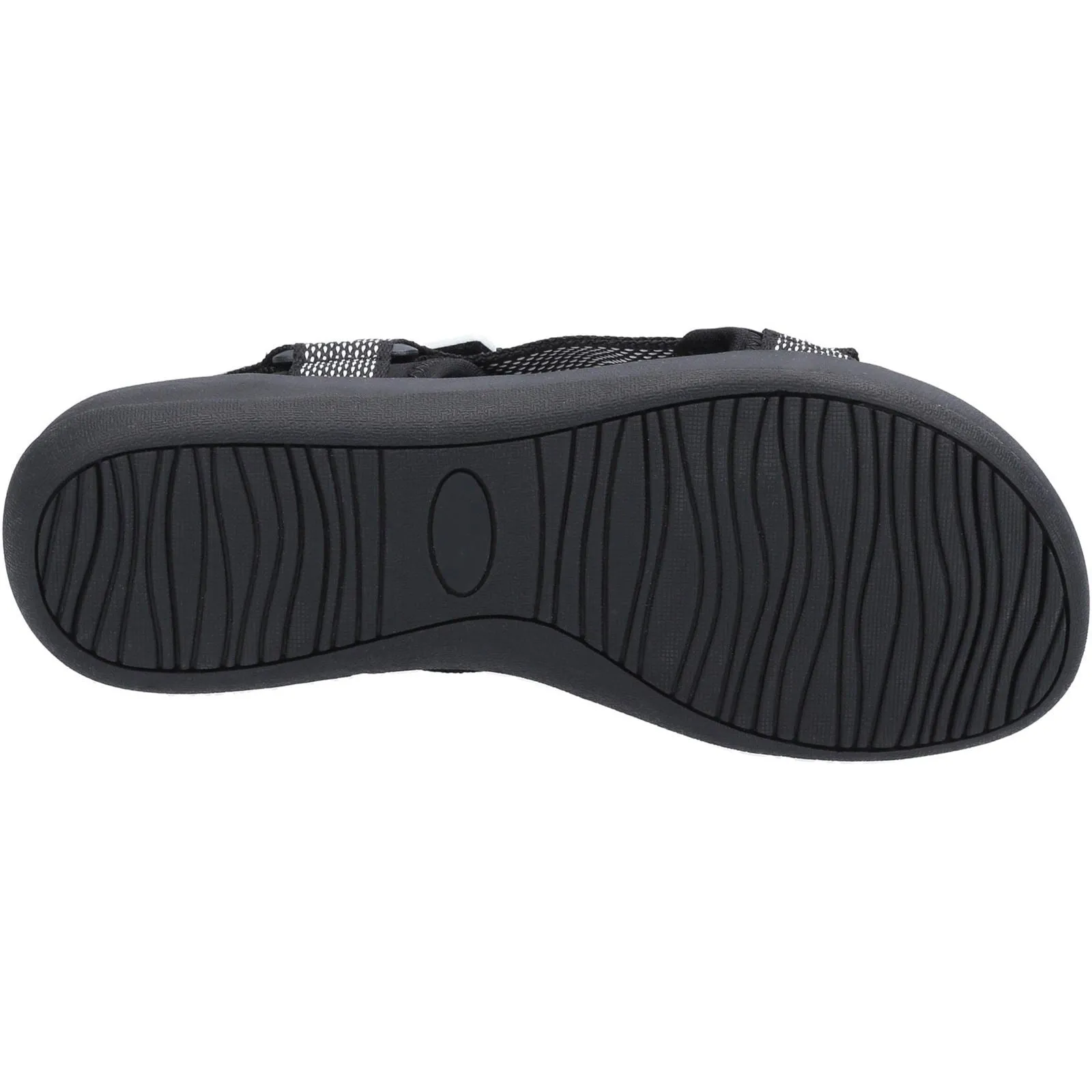 Hush Puppies Sara Quarter Strap Sandal Ladies in Black