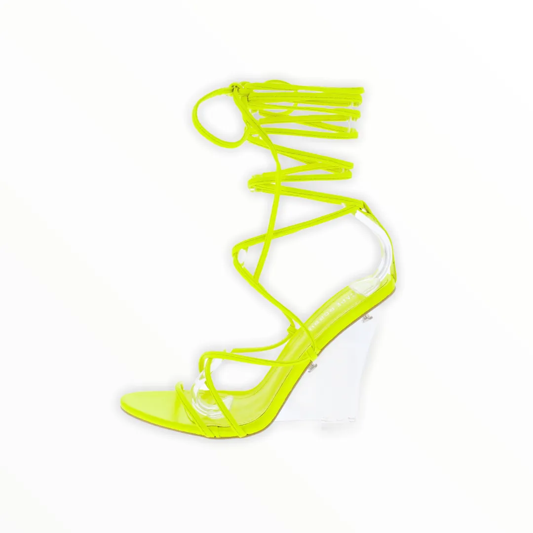 Krystal Heels- Neon Yellow