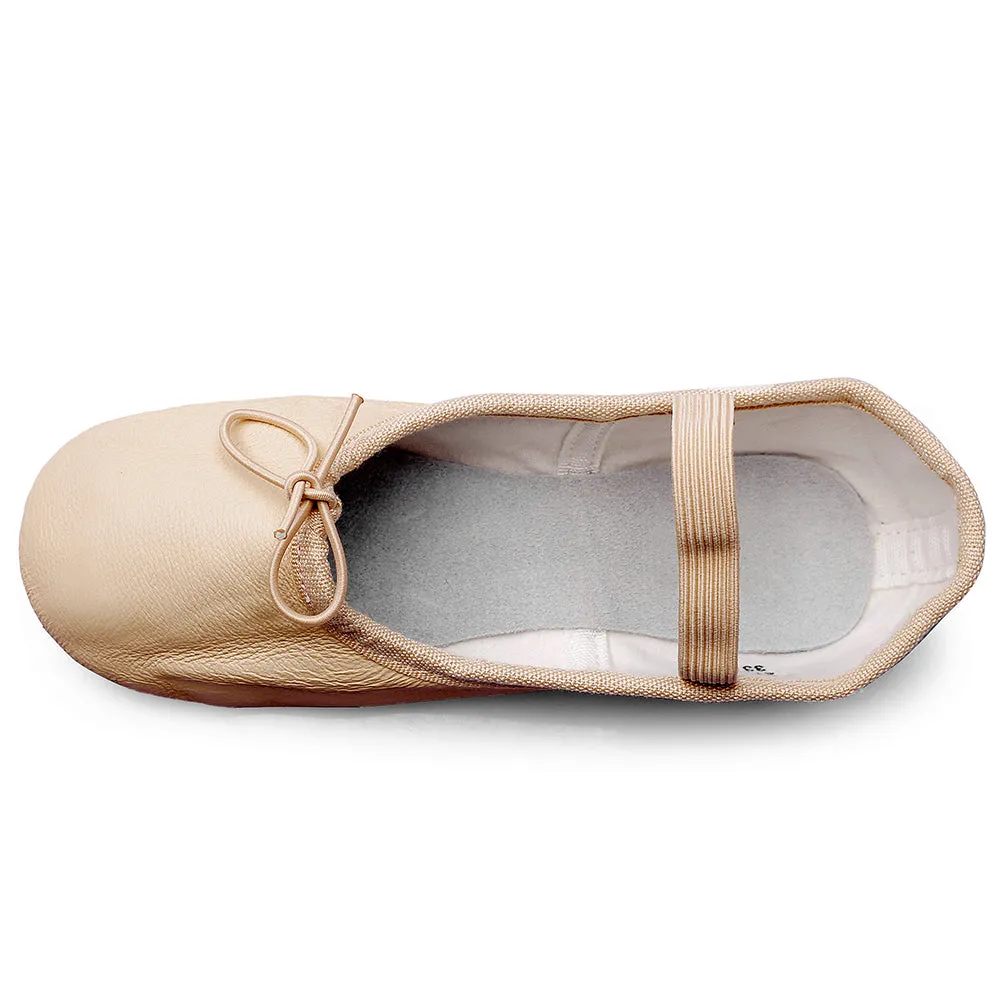 Leather Full Sole Ballet Dance Flats(Toddler/Little Kid/Big Kid)