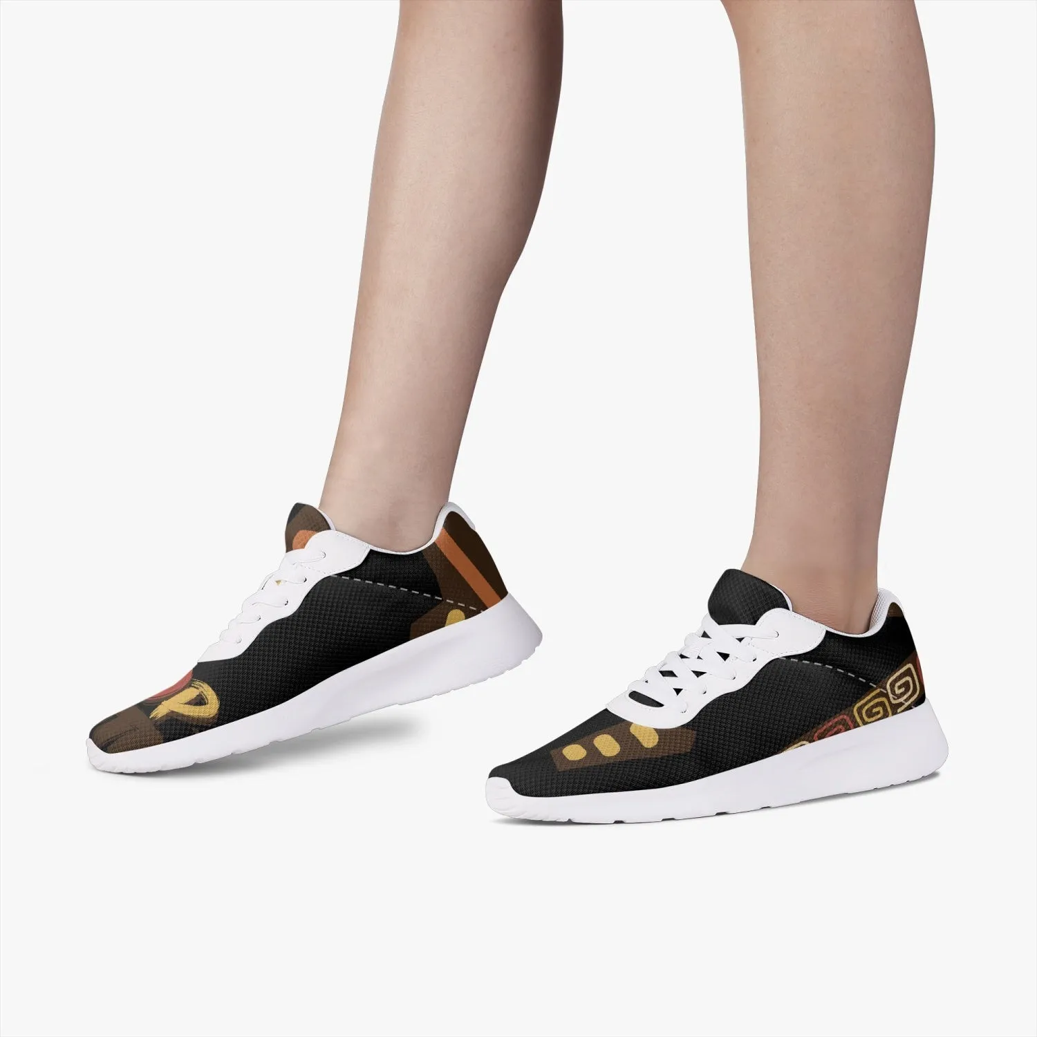 Lifestyle Mesh Running Shoes  White Sole