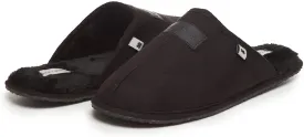 Lucky Brand Micro-Suede Scuff Indoor Slippers for Men with Plush Lining