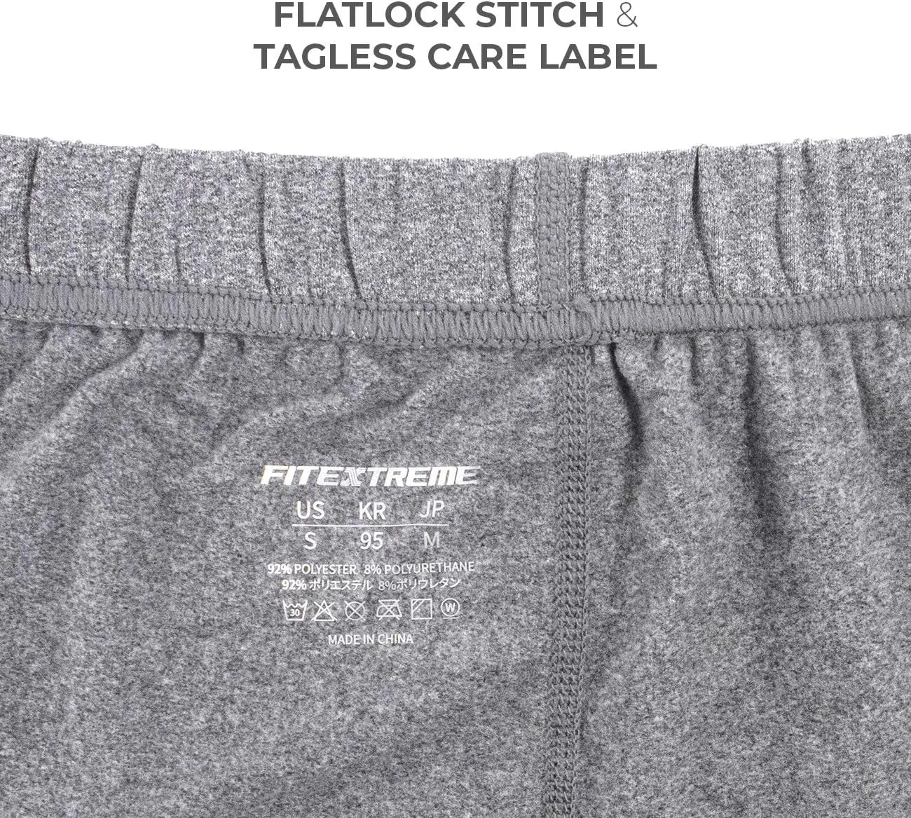 MAXHEAT Mens Thermal Underwear Long Johns Set with Fleece Lined