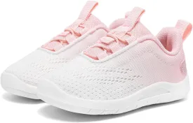 MORENDL Toddler Slip On Sneakers Baby Walking Shoes Non-Slip Breathable Unisex Pink Mesh Lace-Up Athletic Sneakers Infant Running Shoes