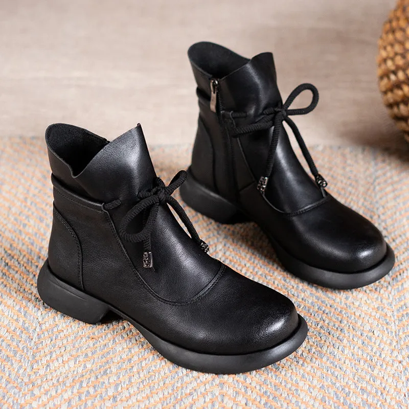 New lace-up soft-soled comfortable boots