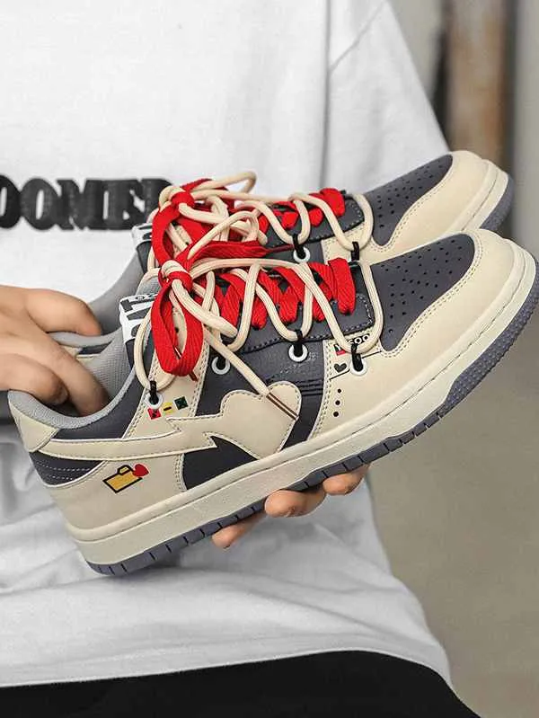 Niceprimes  Low Top Leather Basketball Sneakers