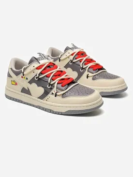 Niceprimes  Low Top Leather Basketball Sneakers