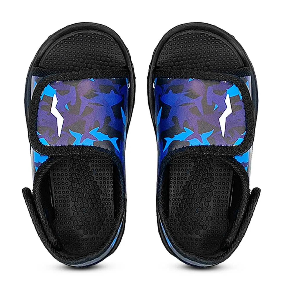 Norty TODDLER BOY 5-10 SPORT SANDAL SHARKS BLUE