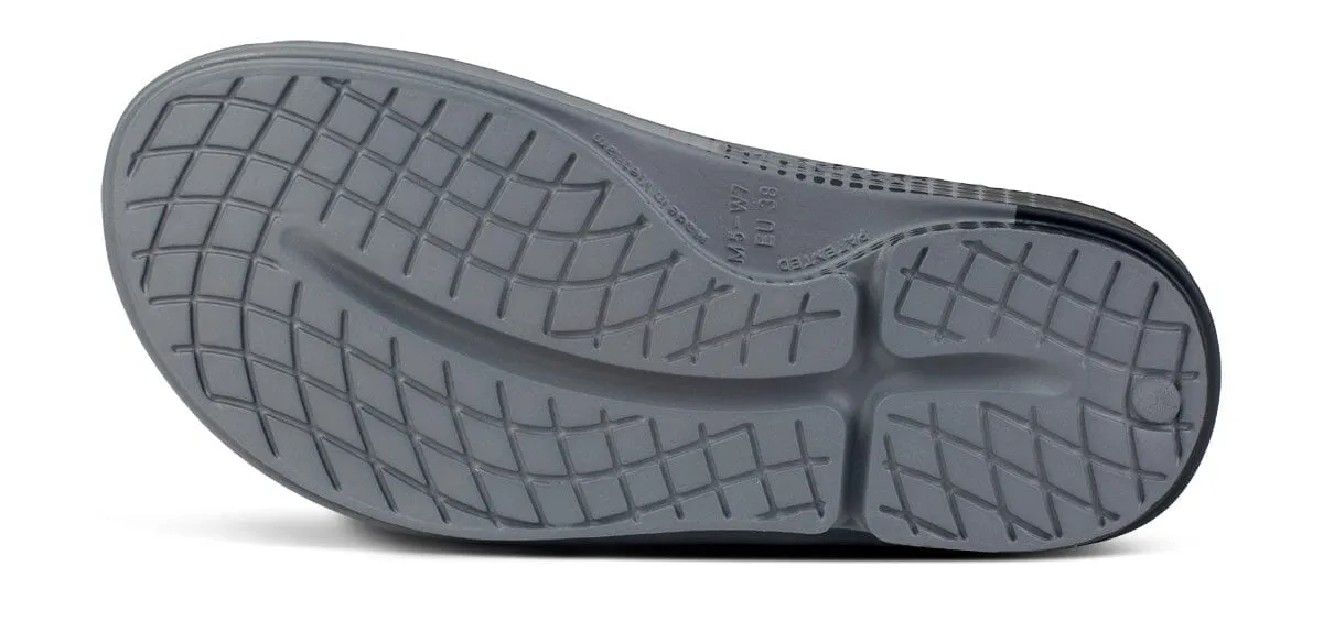 OOFOS Unisex OOahh Sport Slide Sandal - Slate Matrix