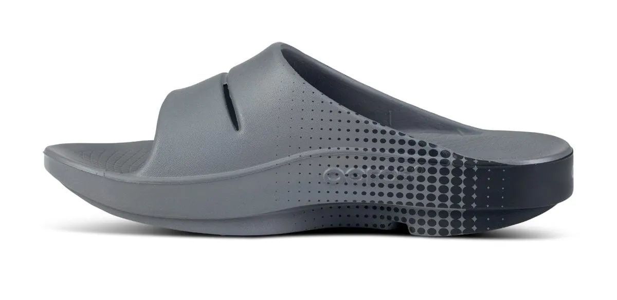 OOFOS Unisex OOahh Sport Slide Sandal - Slate Matrix