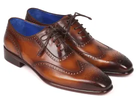Paul Parkman Wingtip Leather Oxfords, Brown