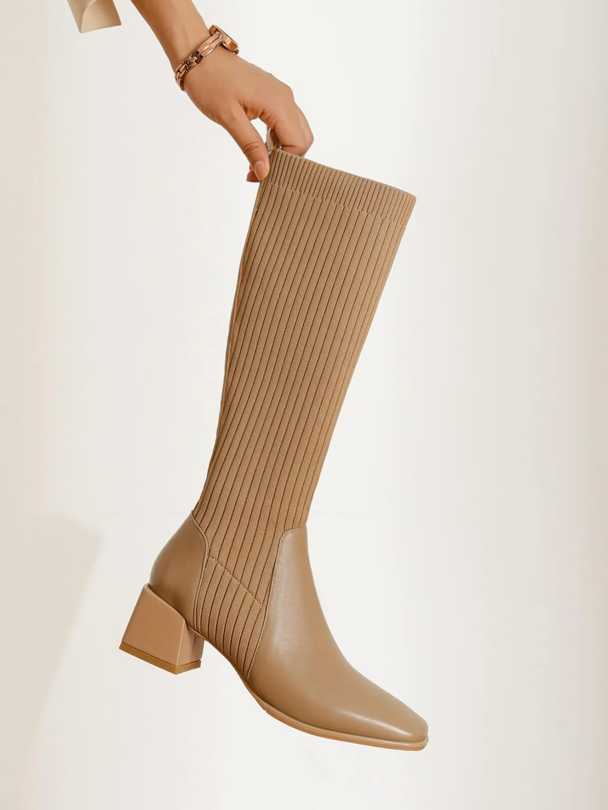 Relia - Knee-high Sock Boots