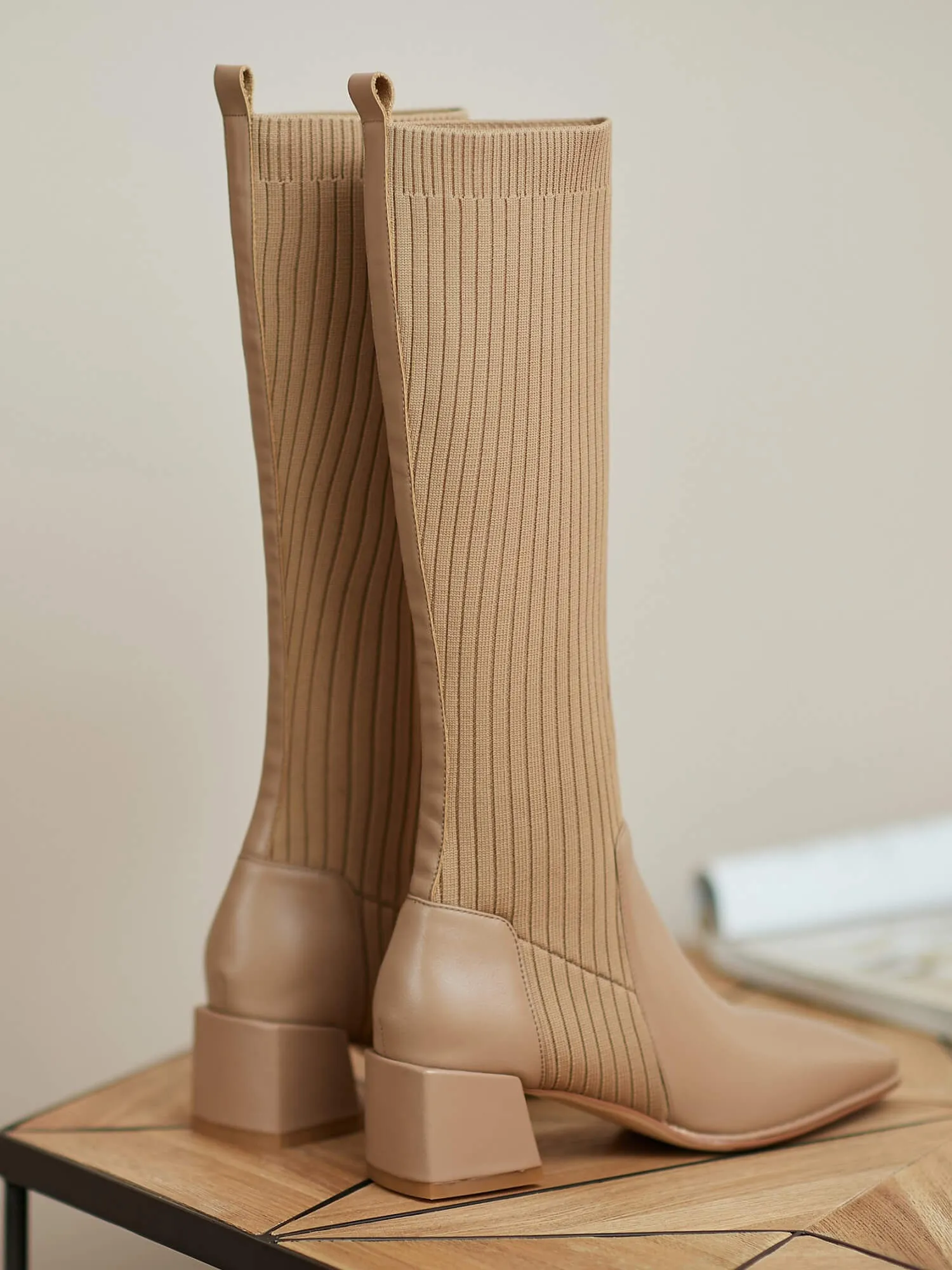 Relia - Knee-high Sock Boots