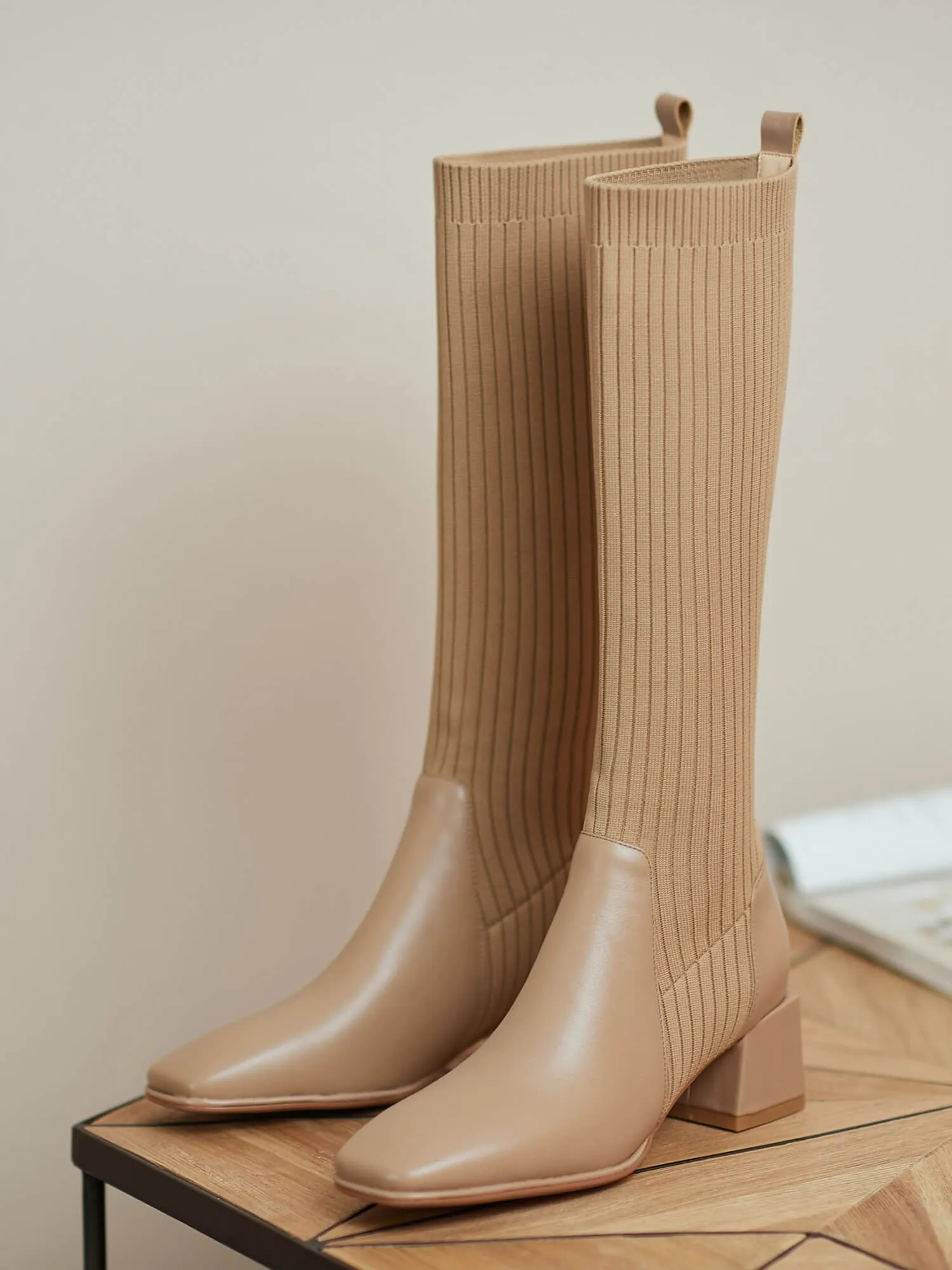 Relia - Knee-high Sock Boots