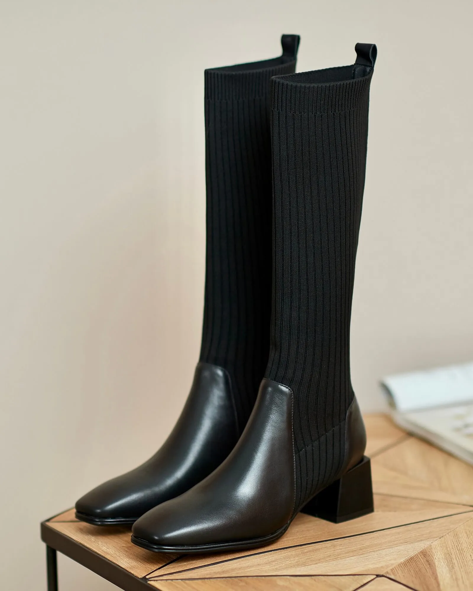 Relia - Knee-high Sock Boots