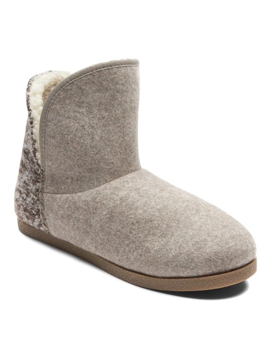 Rockport Women's Trutech Veda Moc Slipper Boot Taupe Grey CI0745