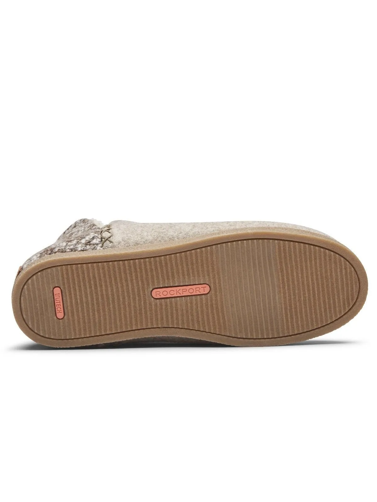 Rockport Women's Trutech Veda Moc Slipper Boot Taupe Grey CI0745