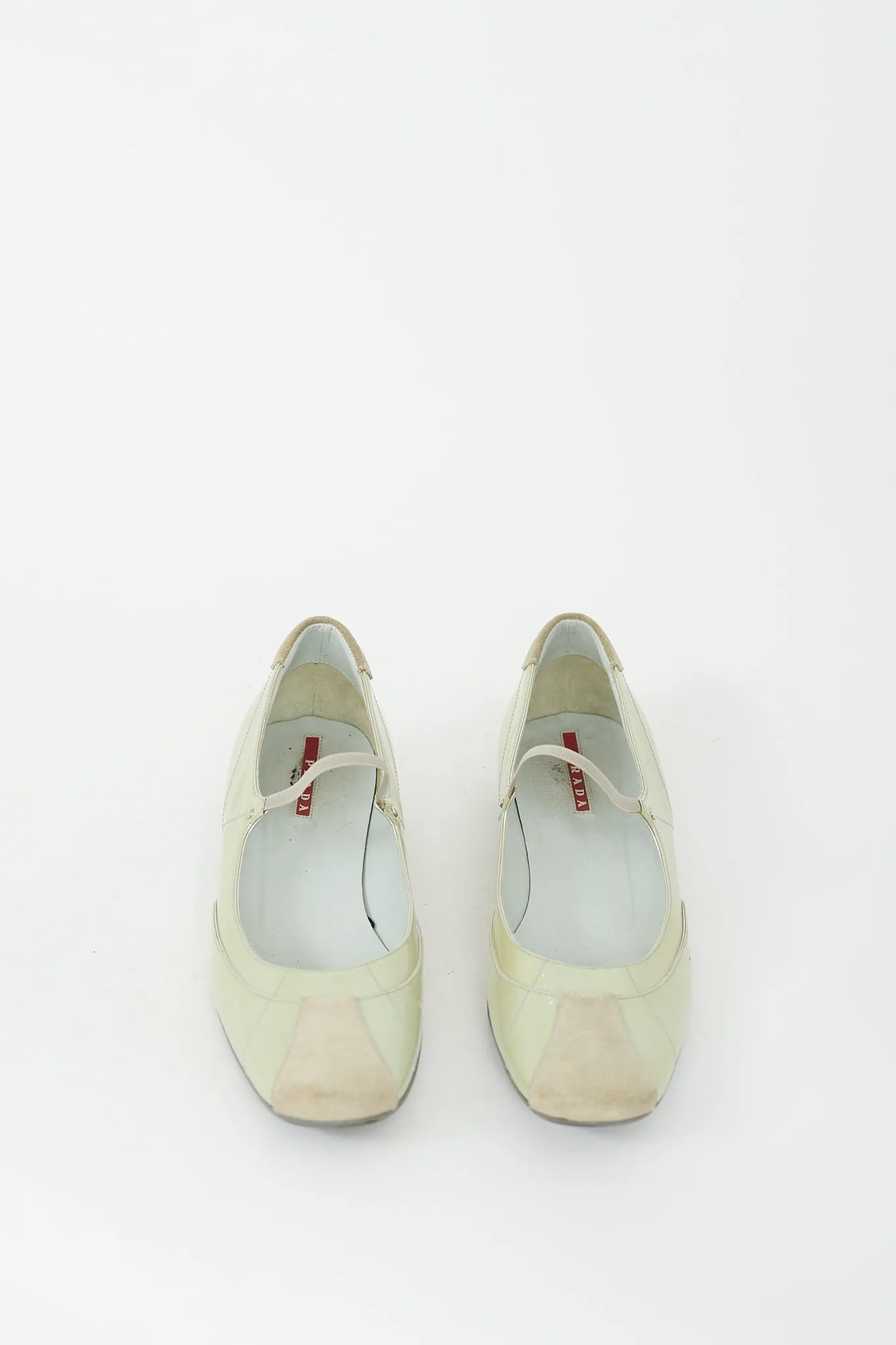 Sport Vintage Green Patent Mary Jane Flat