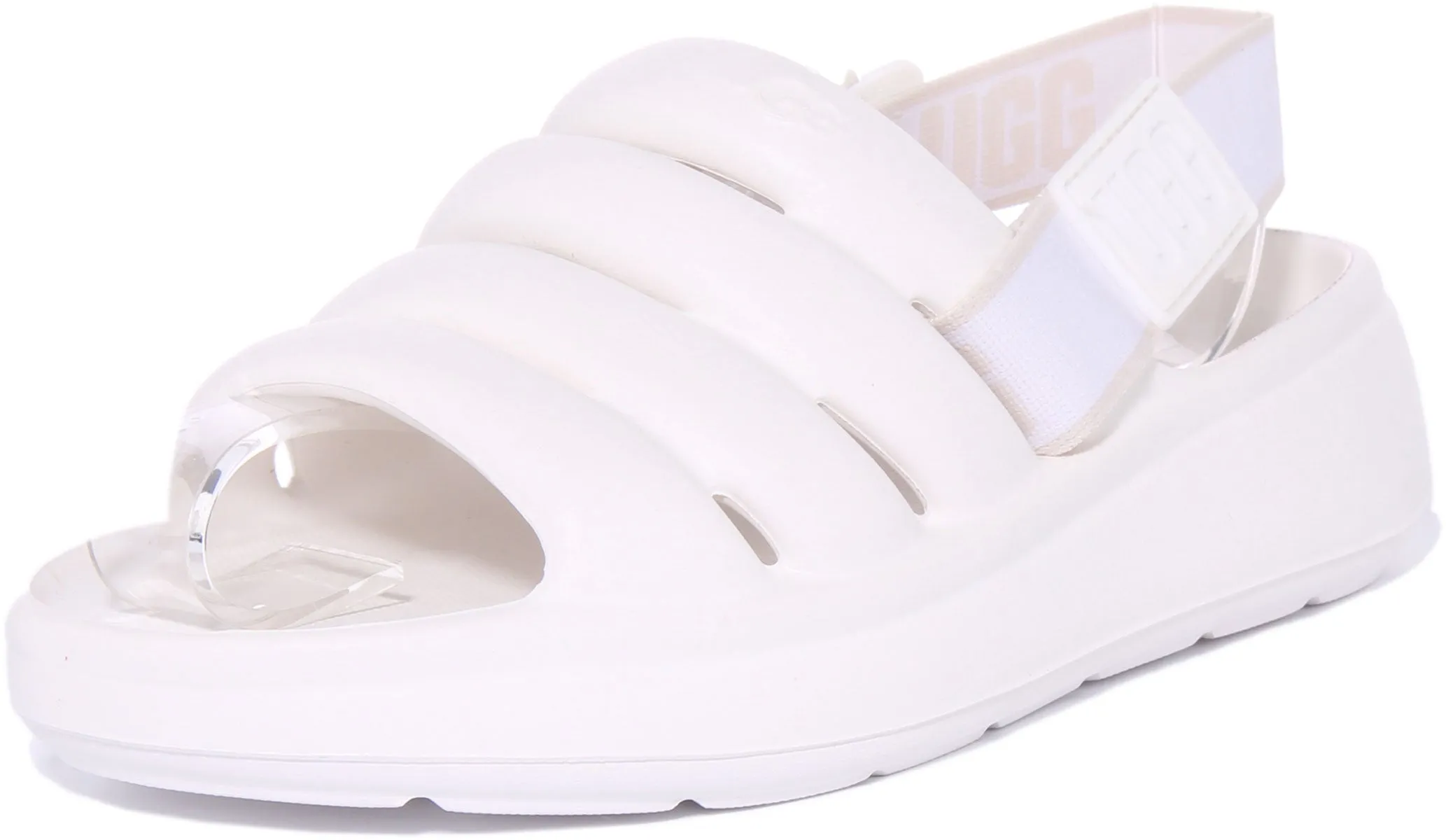 Ugg Australia K Sport Yeah In White For Kids