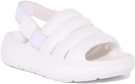 Ugg Australia K Sport Yeah In White For Kids