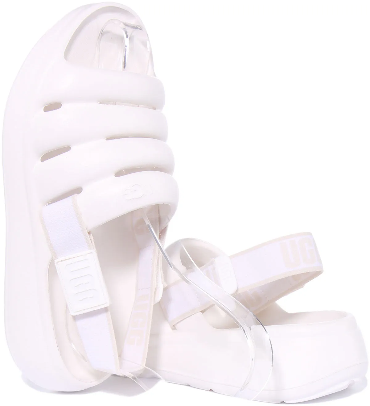 Ugg Australia K Sport Yeah In White For Kids