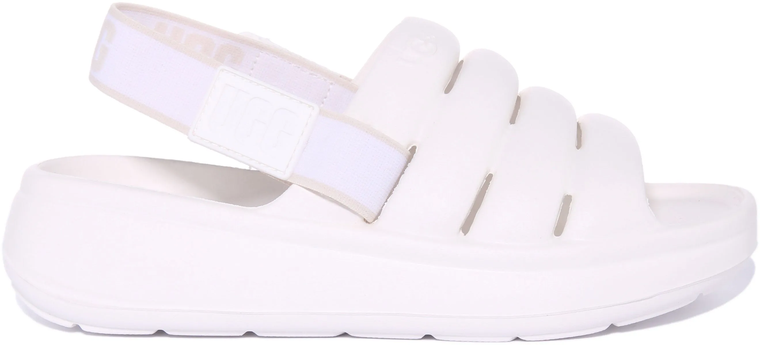 Ugg Australia K Sport Yeah In White For Kids