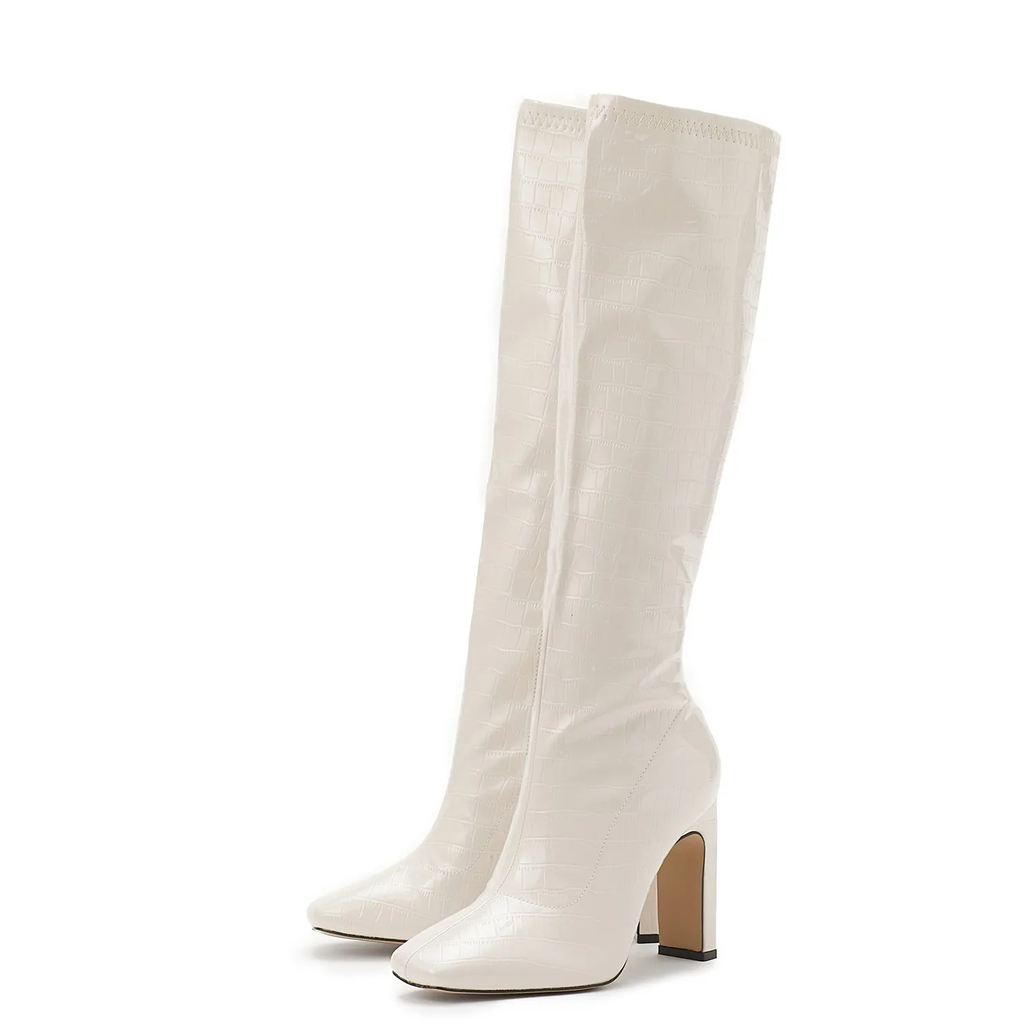 Wastaria Croc-effect Boots